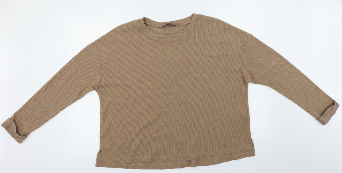Primark Womens Brown   Pullover Jumper Size L