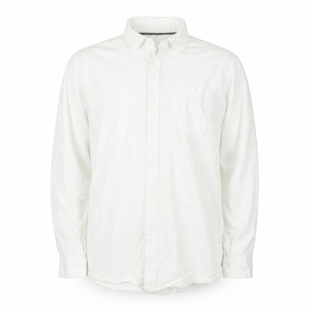 Mens UK Size L Topman White  Button-Up Long Sleeve Casual Shirt