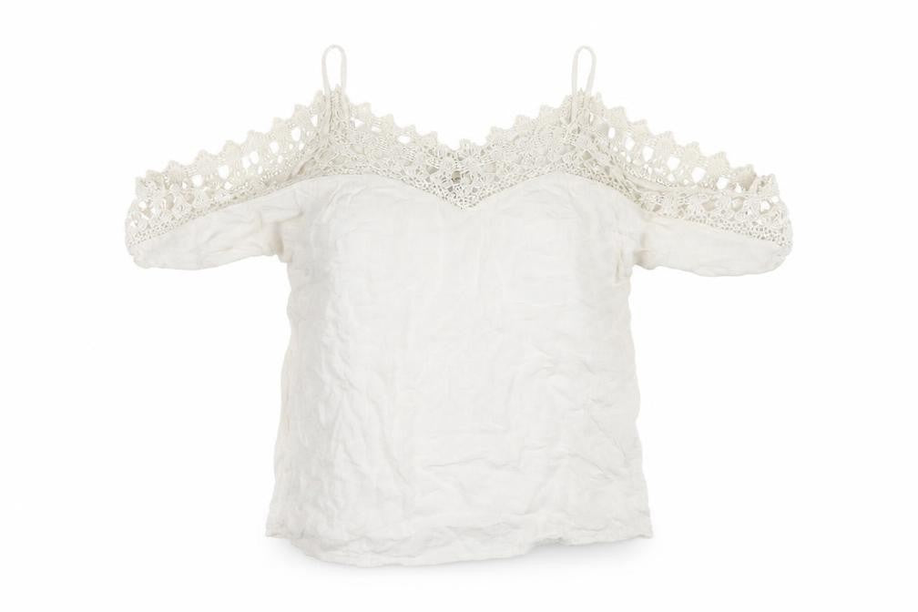 Womens UK Size 6 River Island White Camisole Blouse