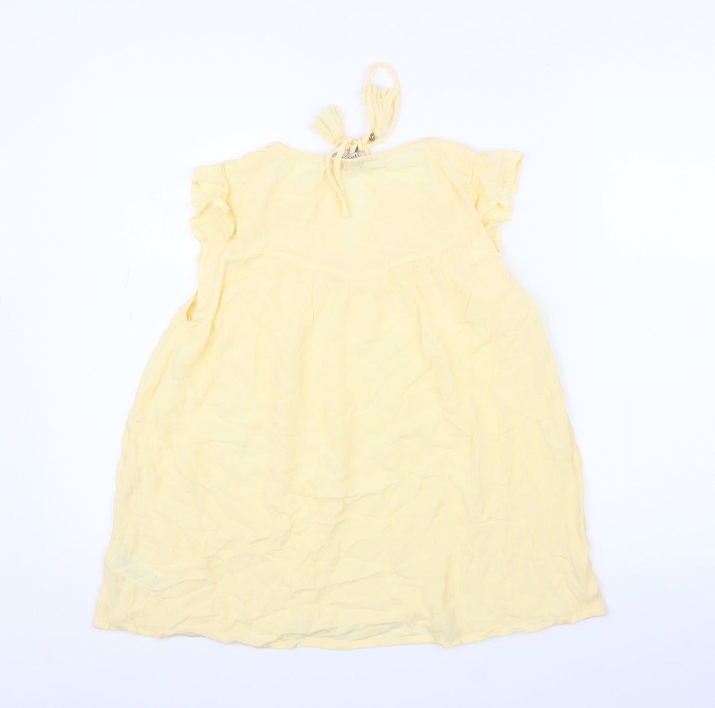 F&F Womens Yellow   Basic Blouse Size 8
