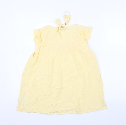 F&F Womens Yellow   Basic Blouse Size 8