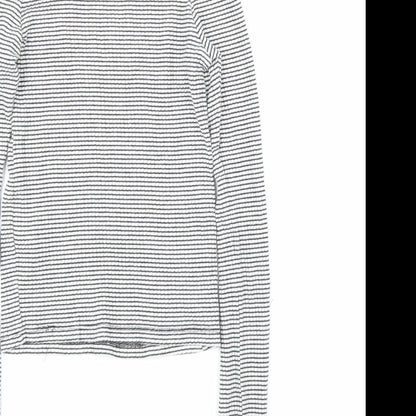 Womens UK Size 6 Topshop White Basic T-Shirt
