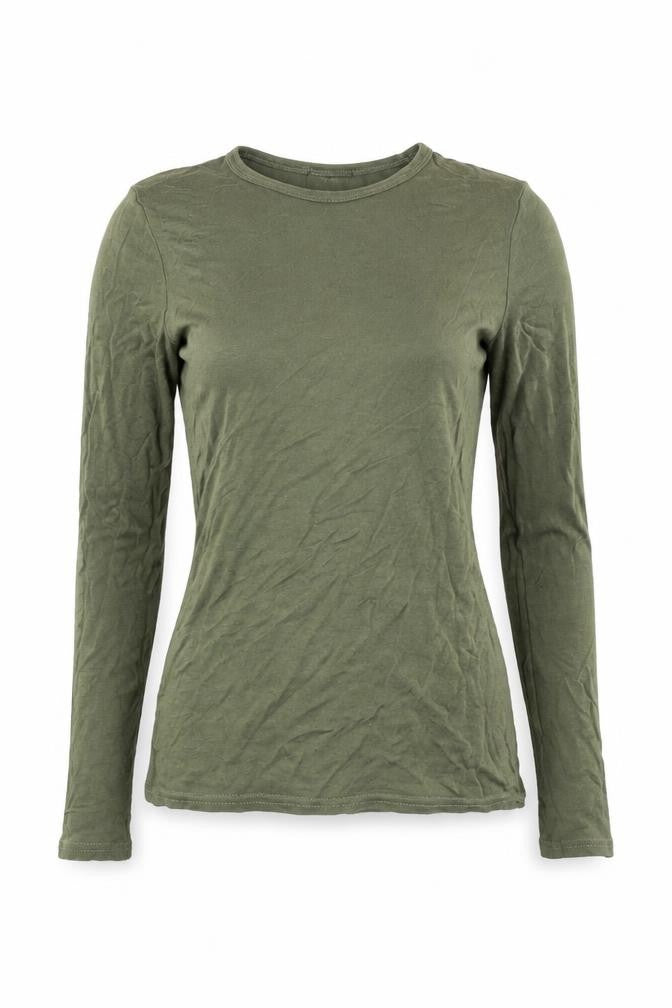 Womens UK Size 8 PRETTYLITTLETHING Green Basic T-Shirt