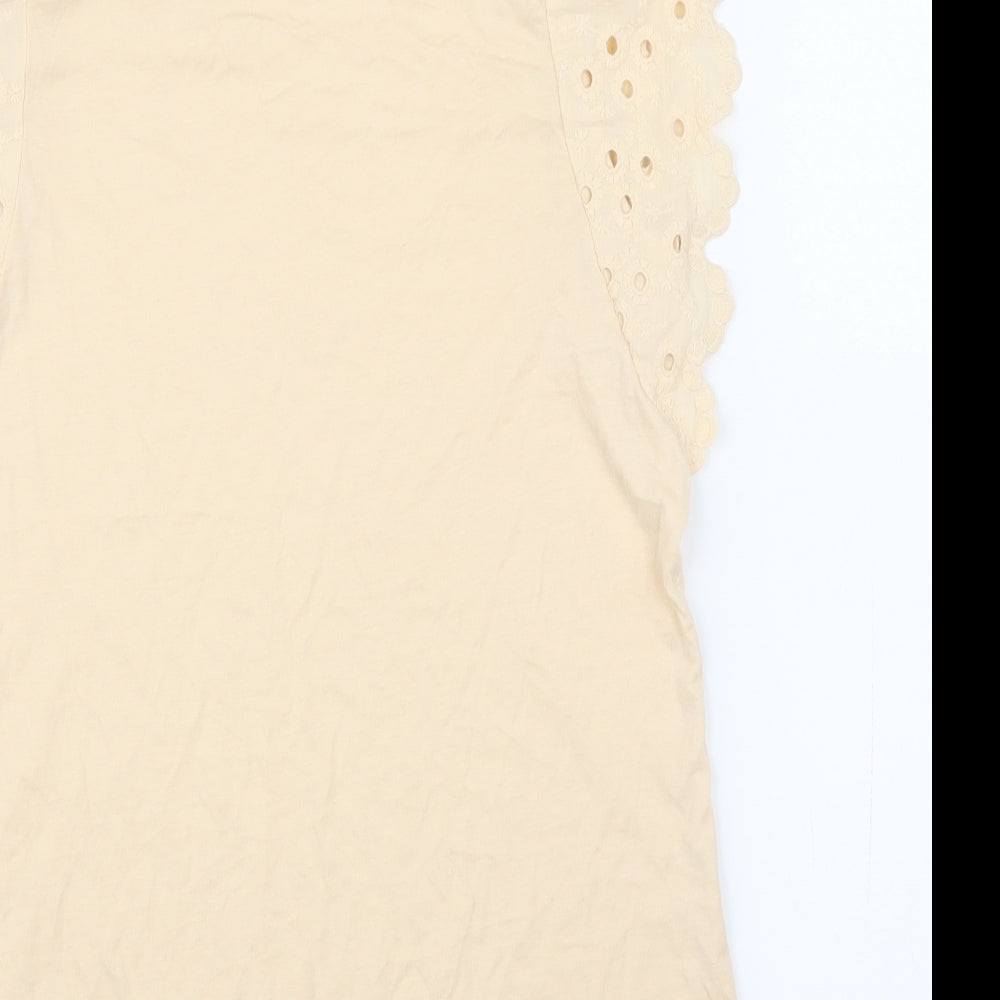 George Womens Beige   Basic Blouse Size 14