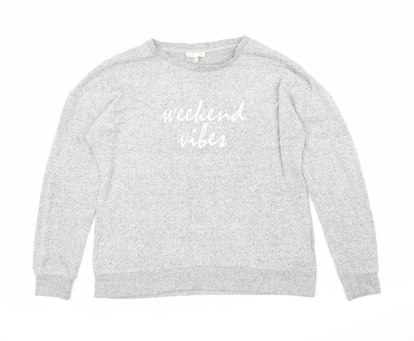 F&F Womens Grey   Pullover Jumper Size 8