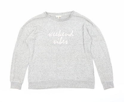 F&F Womens Grey   Pullover Jumper Size 8