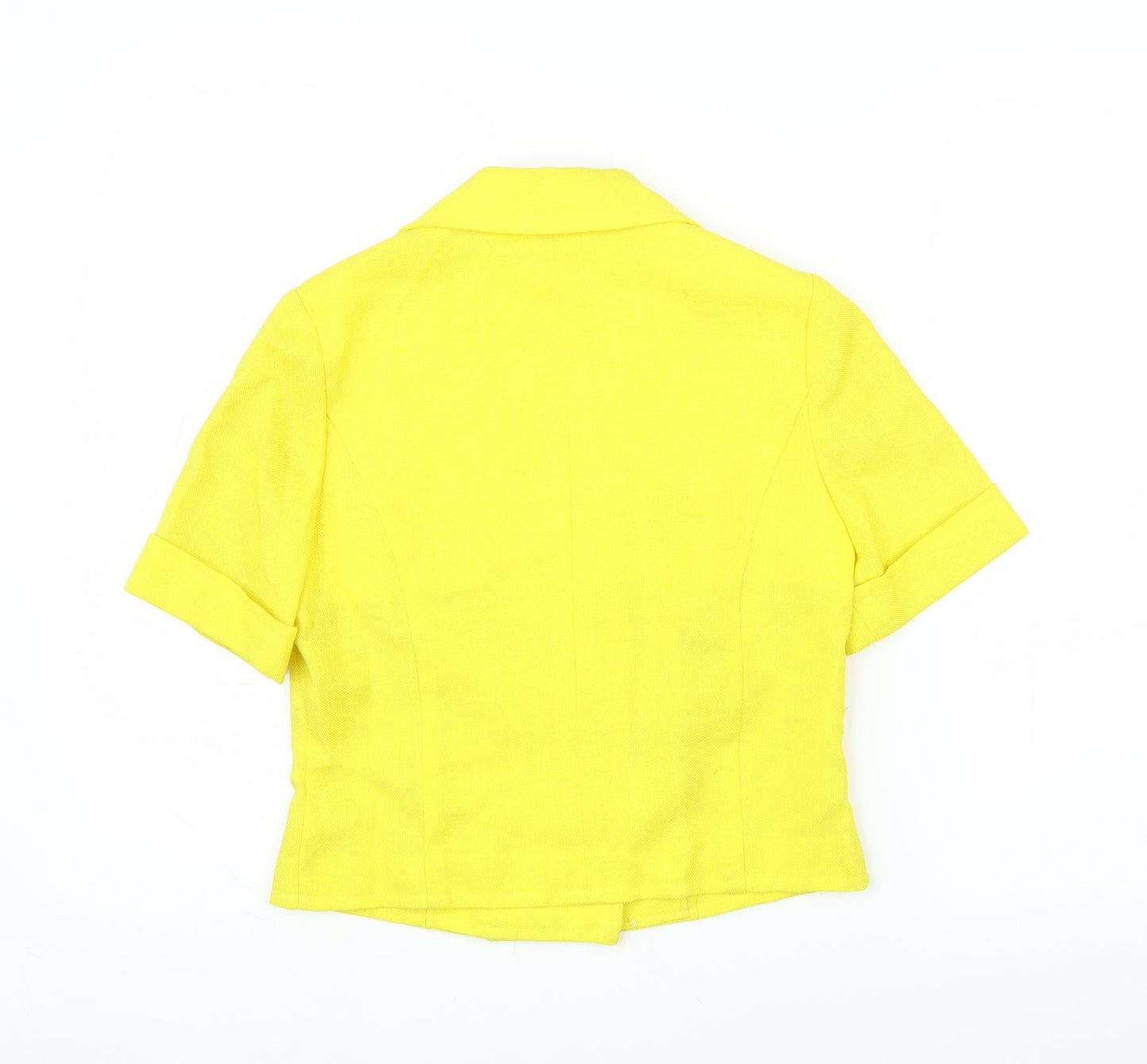Womens UK Size 12 M&S Yellow Basic Blouse