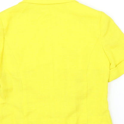Womens UK Size 12 M&S Yellow Basic Blouse