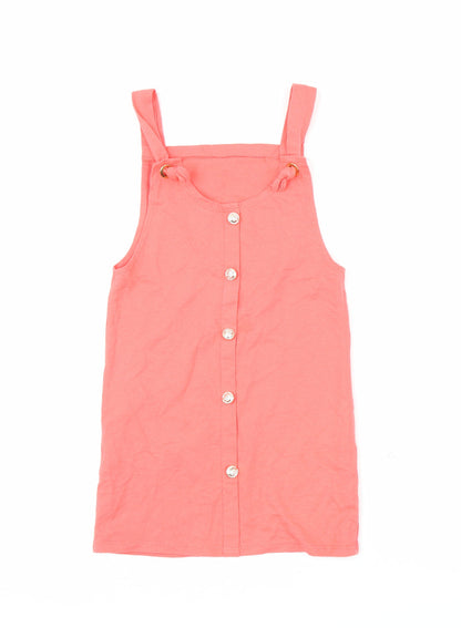 Womens UK Size 10 Preworn Pink Basic Tank