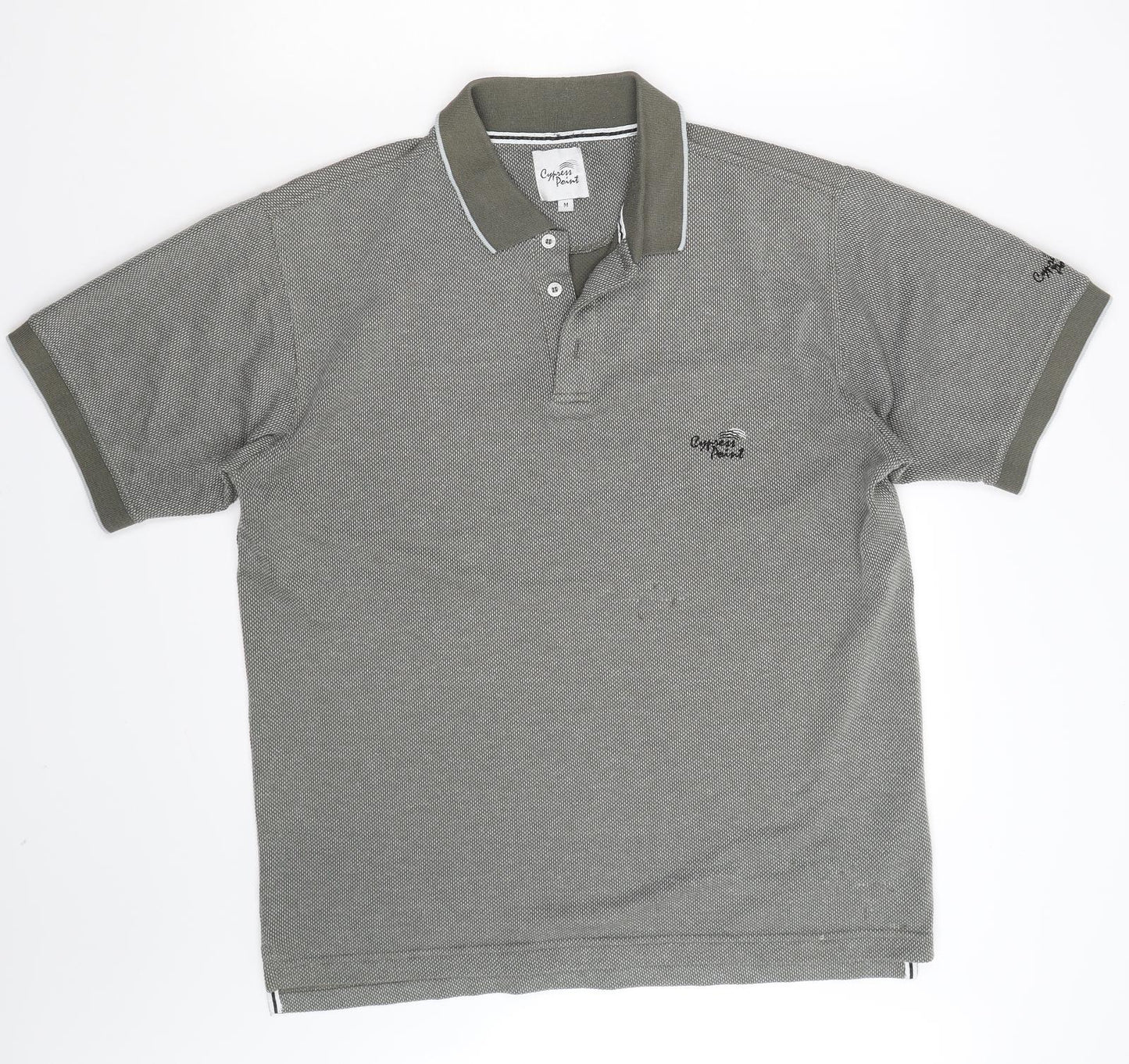 Cypress point Mens Grey    Polo Size M