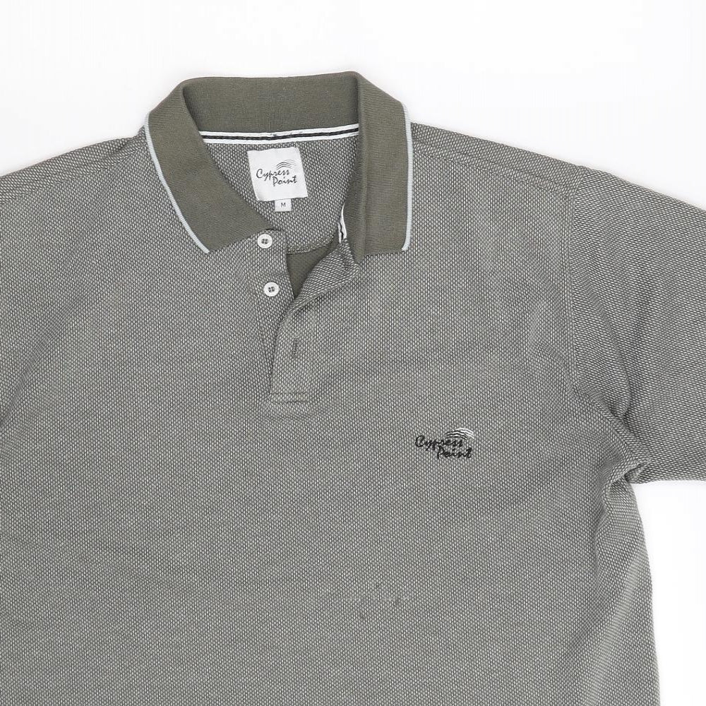 Cypress point Mens Grey    Polo Size M