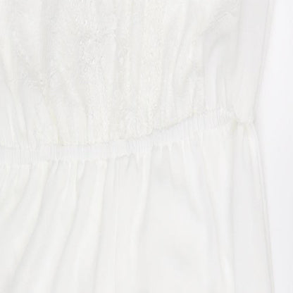 Cherry Paris Womens Ivory   Bodysuit One-Piece  L26 in - Size T3