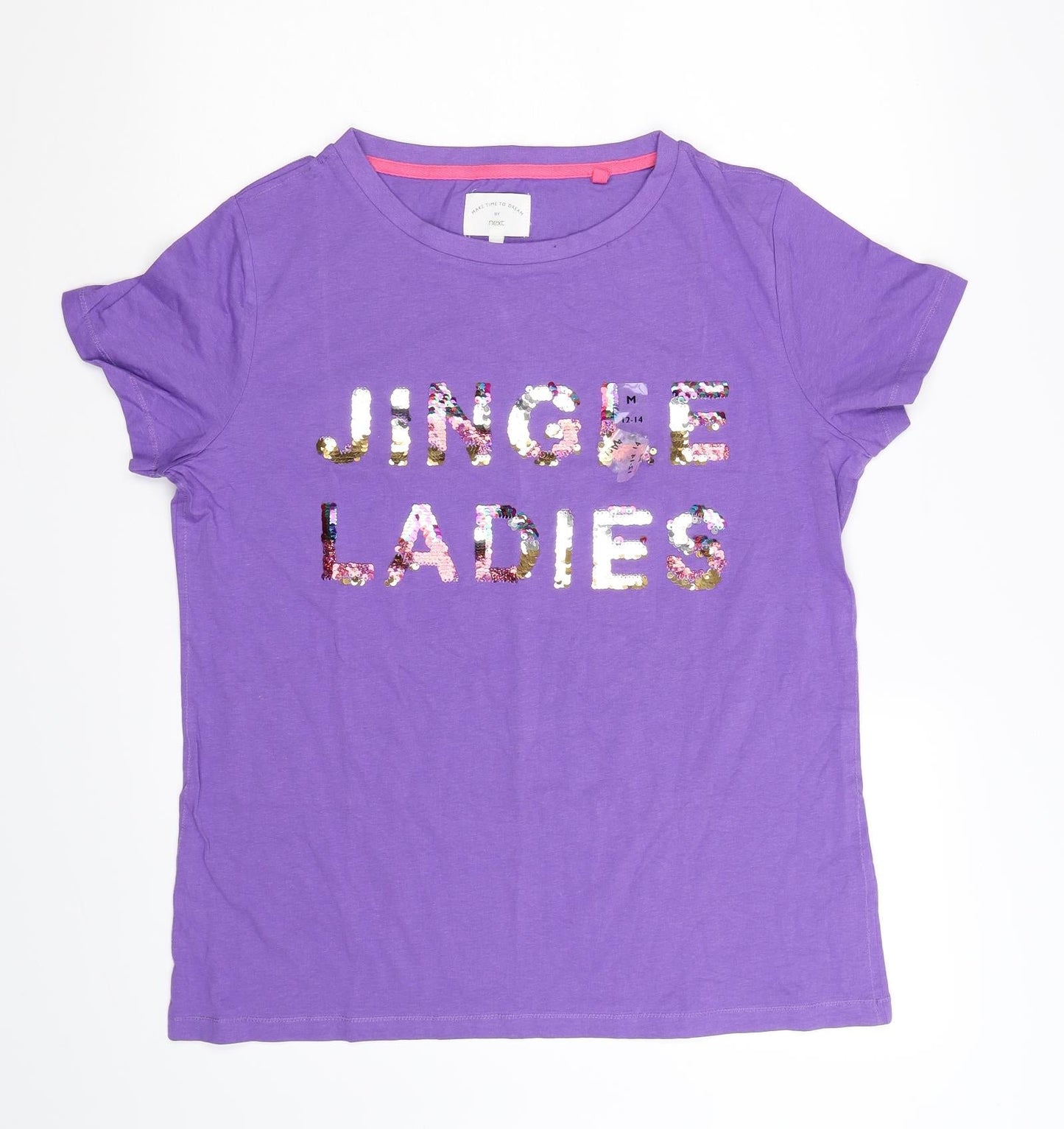 Womens UK Size M NEXT Blue Basic T-Shirt