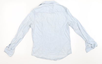 Mens UK Size M Gap Blue  Button-Up Long Sleeve Casual Shirt