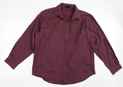 Zona Mens Brown    Button-Up Size 2XL  - Collar Size -17.5in