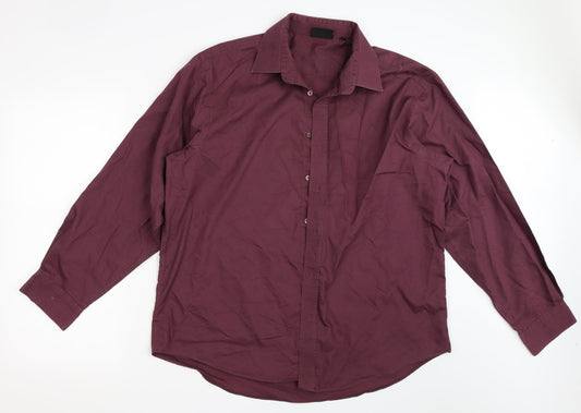 Zona Mens Brown    Button-Up Size 2XL  - Collar Size -17.5in