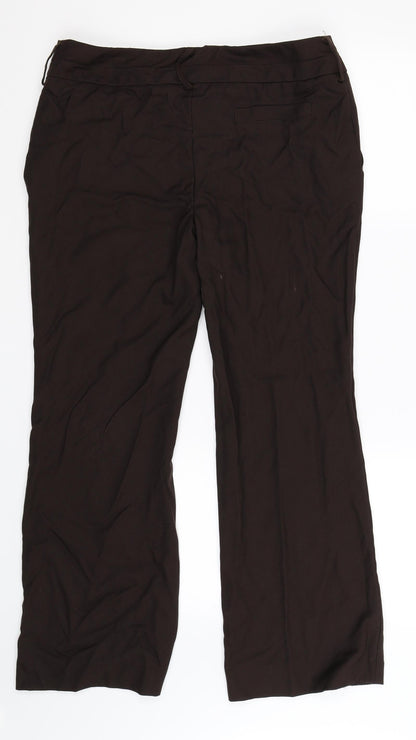 TU Womens Brown   Sweatpants Trousers Size 12 L25 in