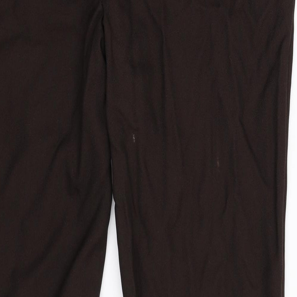 TU Womens Brown   Sweatpants Trousers Size 12 L25 in