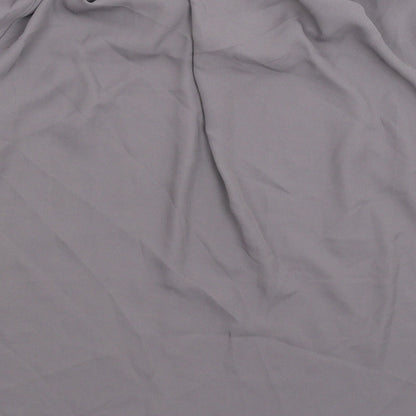 George Womens Grey   Basic Blouse Size 10