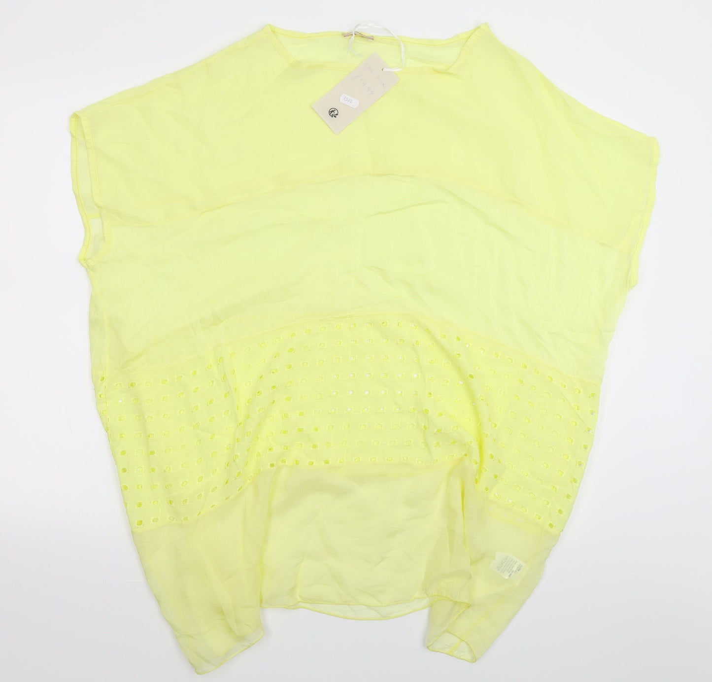 J&L Womens Yellow   Basic T-Shirt One Size