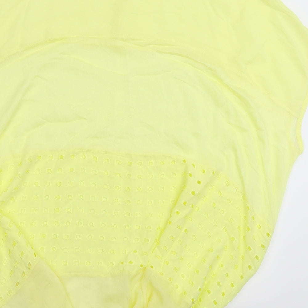 J&L Womens Yellow   Basic T-Shirt One Size