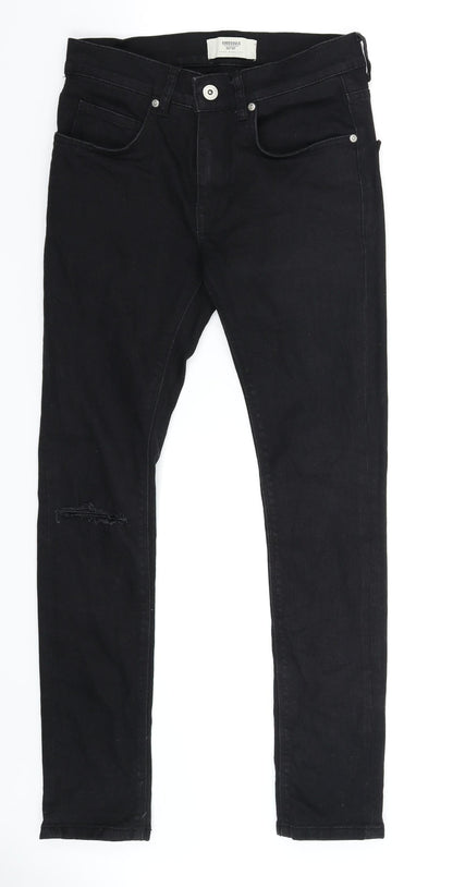 Goodsouls Womens Black  Denim Skinny Jeans Size 28 in L28 in