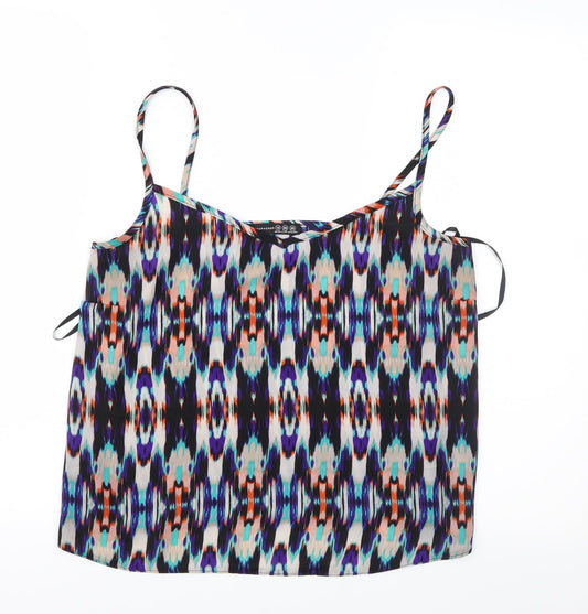 Womens UK Size 10 Atmosphere Multicoloured Camisole Blouse