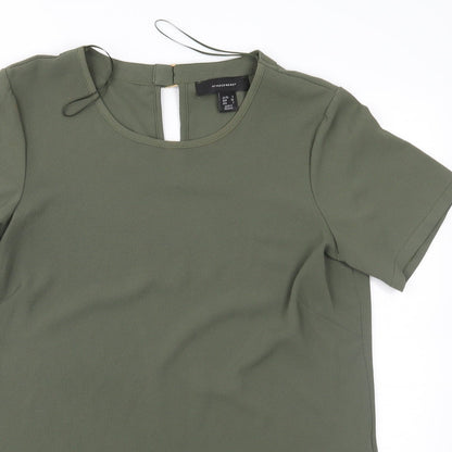 Atmosphere Womens Green   Basic Blouse Size 6