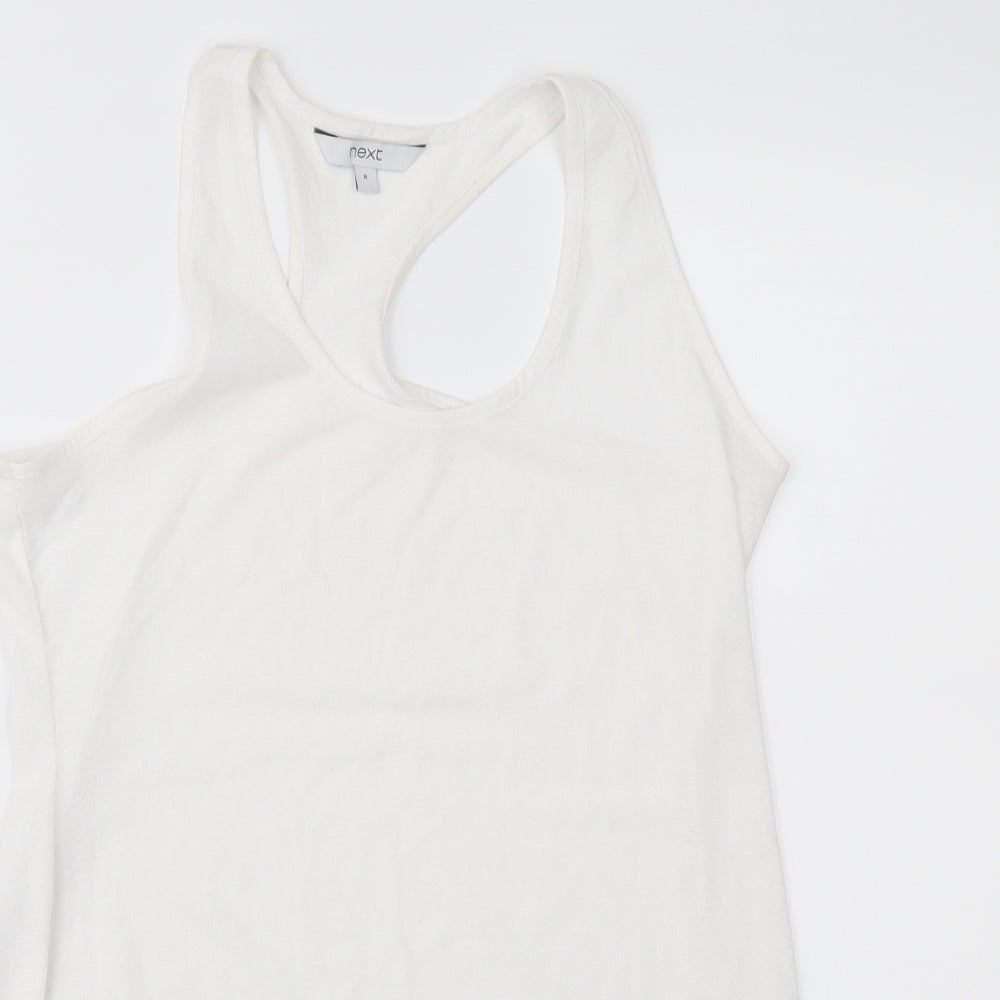 NEXT Womens White   Basic T-Shirt Size 8