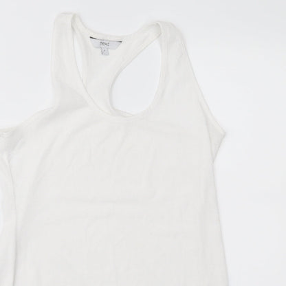 NEXT Womens White   Basic T-Shirt Size 8
