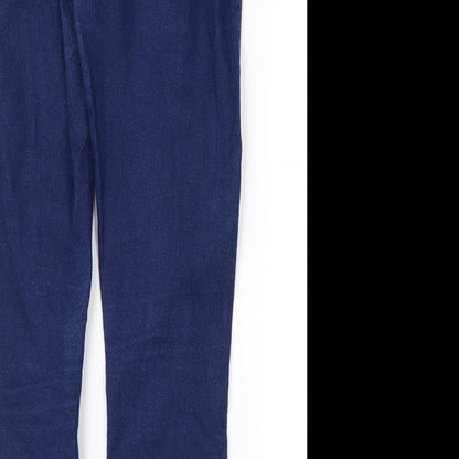 Denim & Co. Womens Blue  Denim Jegging Jeans Size 12 L26 in