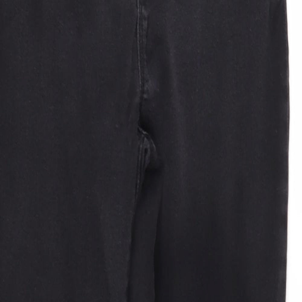 Dorothy Perkins Womens Black  Denim Skinny Jeans Size 8 L28 in