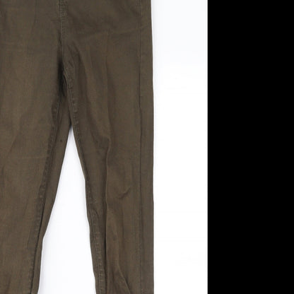 Denim & Co. Womens Green  Denim Skinny Jeans Size 6 L29 in