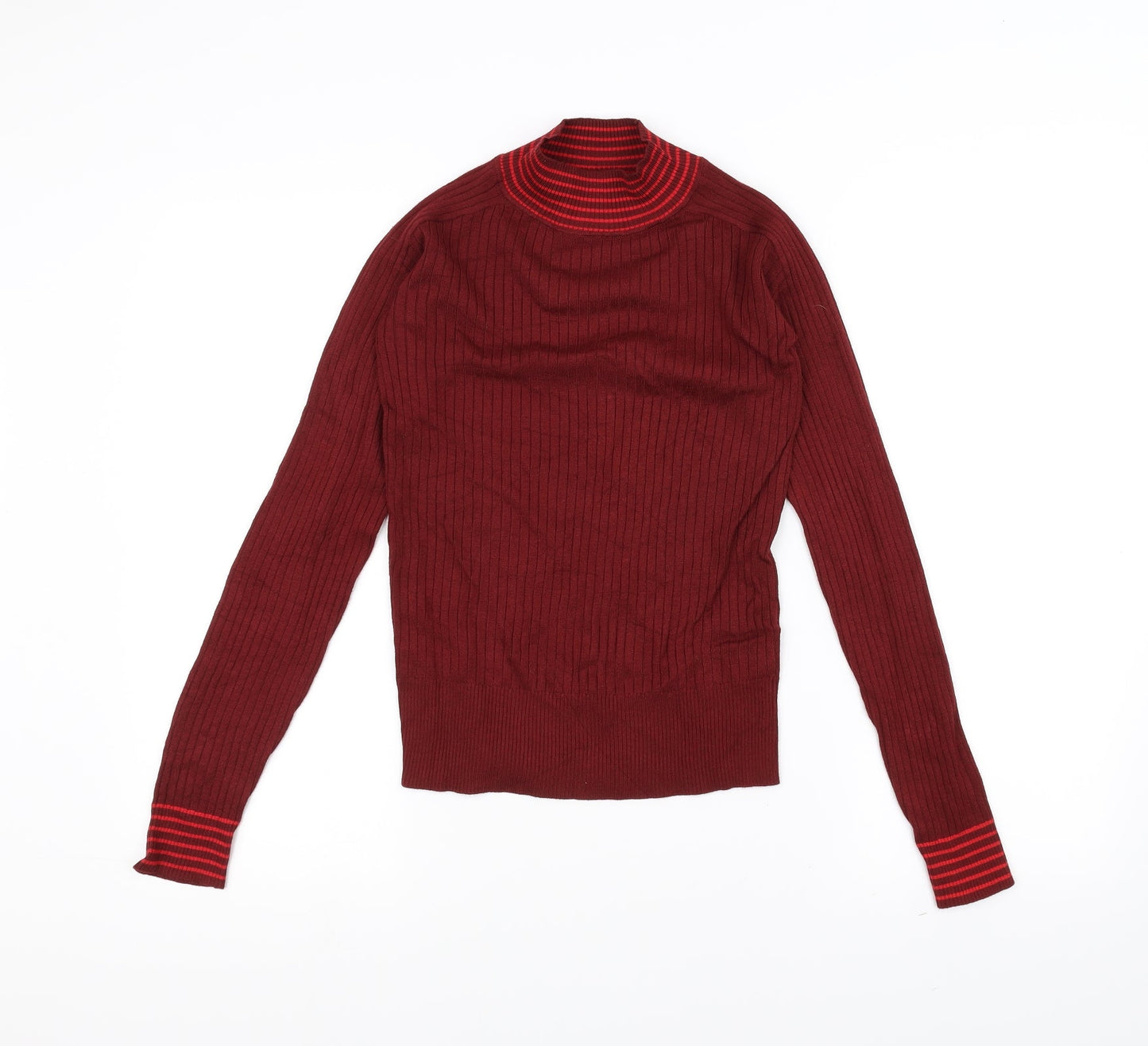 Womens UK Size 6 NEXT Red Basic T-Shirt