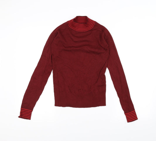 Womens UK Size 6 NEXT Red Basic T-Shirt