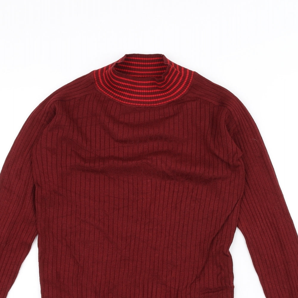 Womens UK Size 6 NEXT Red Basic T-Shirt