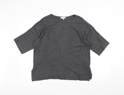 Warehouse Womens Grey   Pullover Jumper Size 6