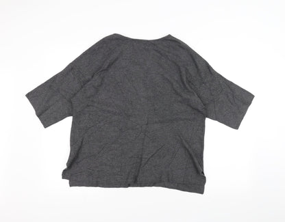 Warehouse Womens Grey   Pullover Jumper Size 6