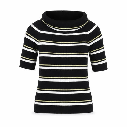 Next Womens Black Striped  Pullover Jumper Size 12