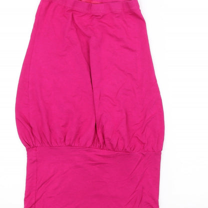 Womens UK Size 8 Atmosphere Pink Basic T-Shirt