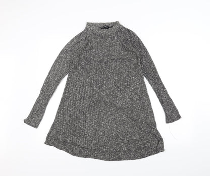 Boohoo Womens Grey   A-Line  Size 10