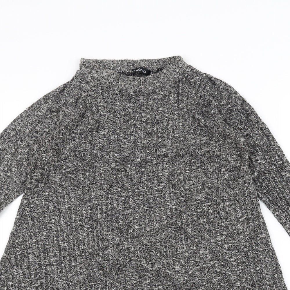 Boohoo Womens Grey   A-Line  Size 10