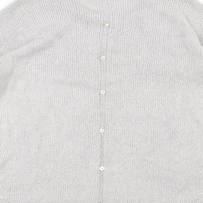 NEXT Womens White  Knit Pullover Jumper Size 10