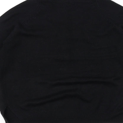 Brave Soul Womens Black   Pullover Jumper Size M