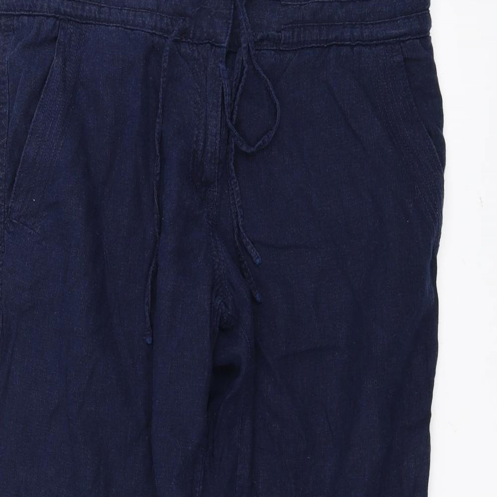 Chino Womens Blue   Trousers  Size 14 L25 in