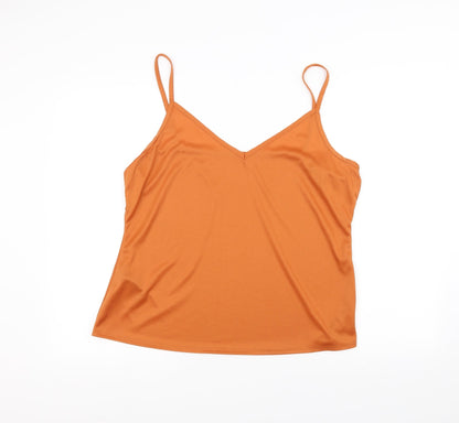 Womens UK Size 18 Wallis Orange Basic T-Shirt