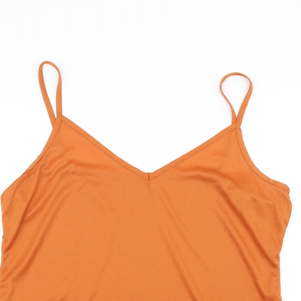 Womens UK Size 18 Wallis Orange Basic T-Shirt