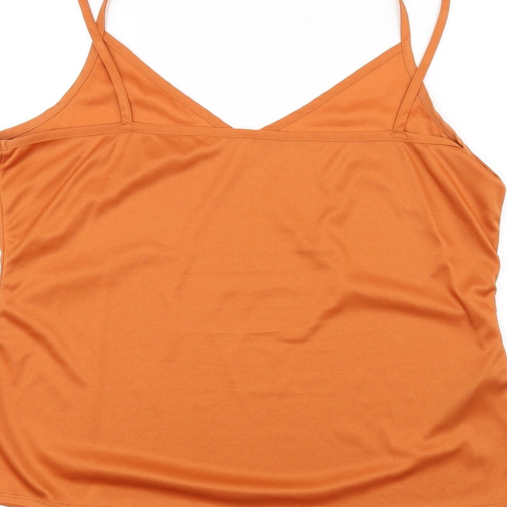 Womens UK Size 18 Wallis Orange Basic T-Shirt
