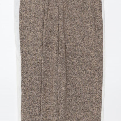 Boohoo Womens Brown   Trousers  Size M L26 in