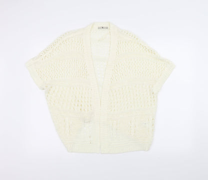 TU Womens White   Cardigan Jumper Size 10